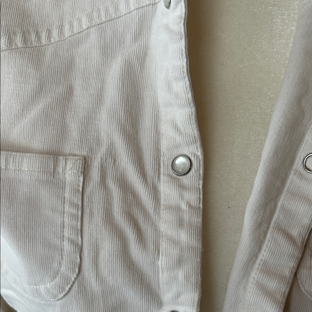 White Button-Up Shirt - Picture 2 of 8